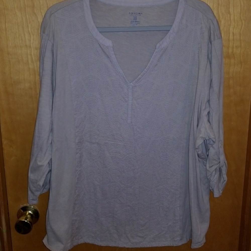 cotton 3/4 Sleeve top